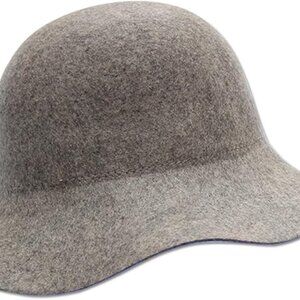 Women's Wool Wide Brim Floppy Panama Hat Vintage Bowler Fedora Stylish